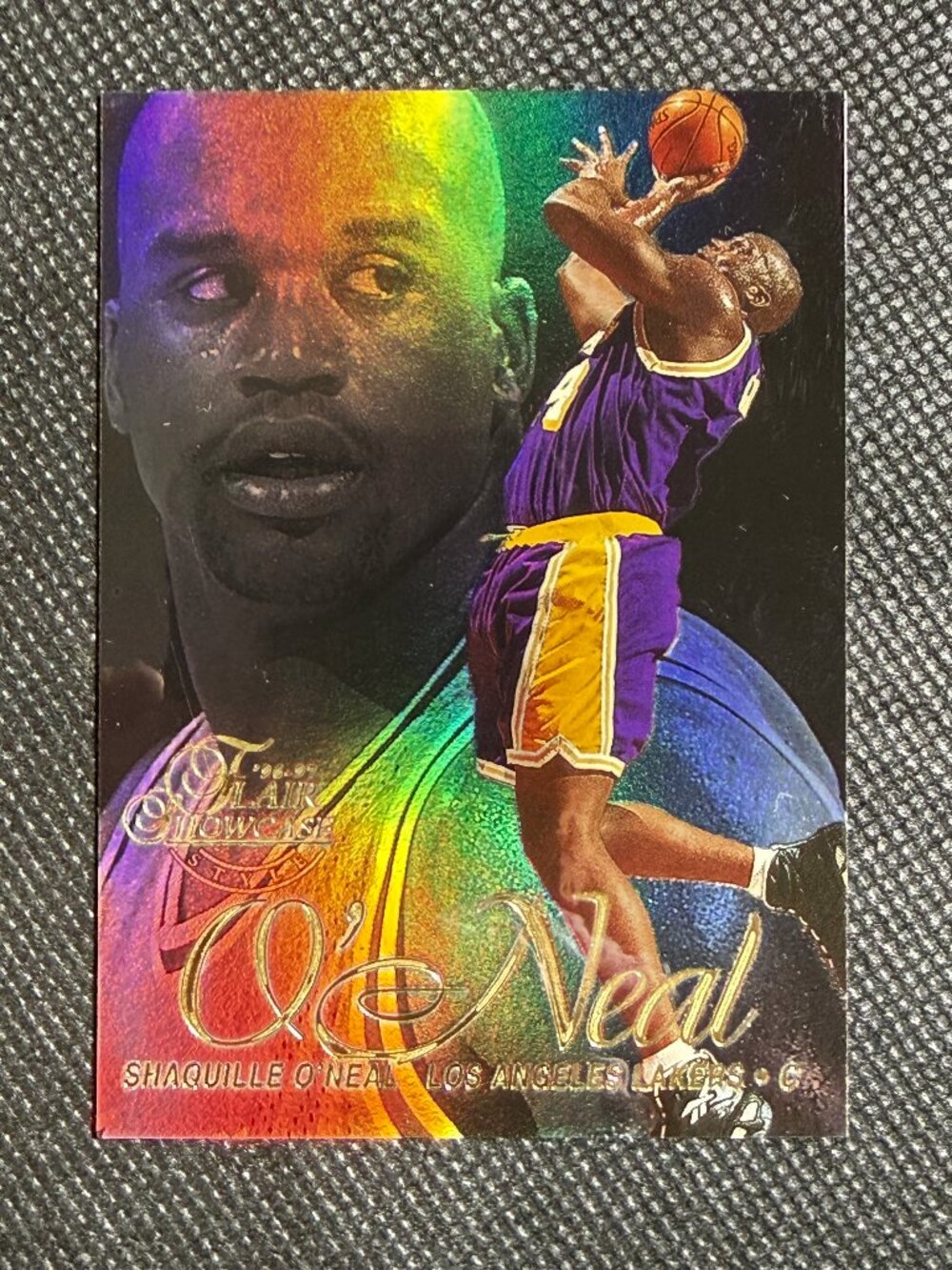 1996-97 Flair Showcase Row 2 Shaquille O'Neal #10 HOF